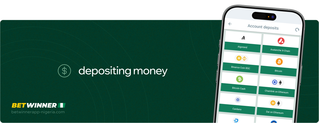 Depositing money on Betwinner in Nigeria