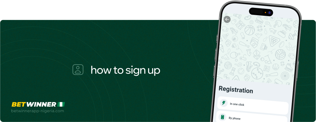 How to sign up on Betwinner APP Nigeria